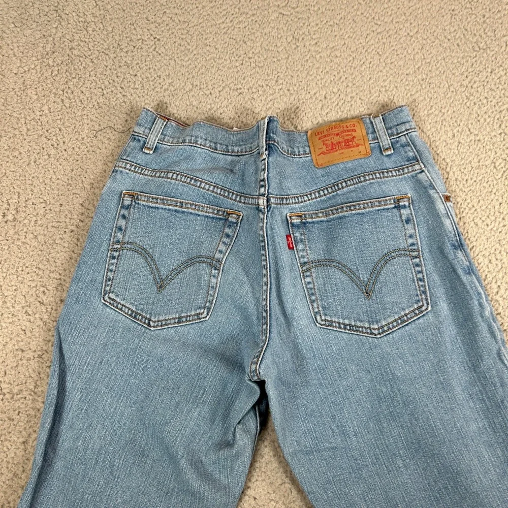 Levis Classic Relaxed Boot Cut Jeans‎ Y2K Light Wash Blue Size 10MIS L=M